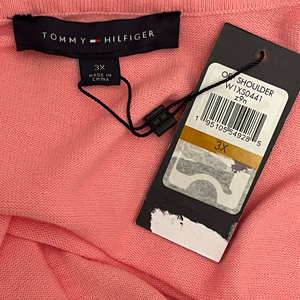 Tommy Hilfiger NWT Off Shoulder Sweater- size 3X - Picture 7 of 8